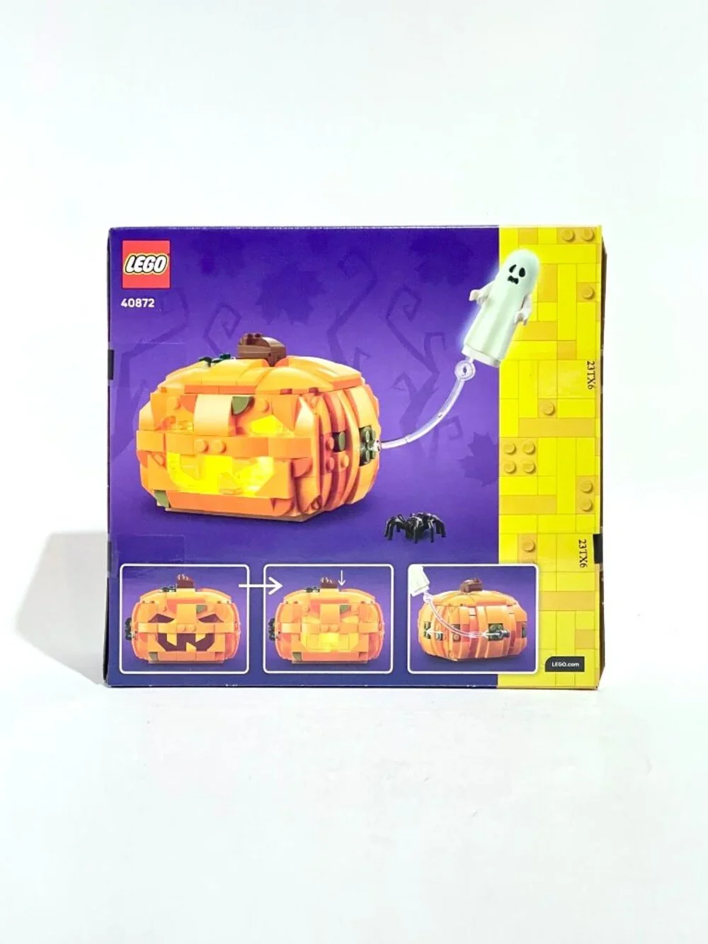 Lego 40872 Halloween Pumpkin Lantern Lights Up NIB New Sealed